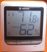 Home humidity meter